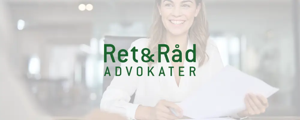 Ret&Råd logo, fordi Blue Dock har lavet intranet for dem