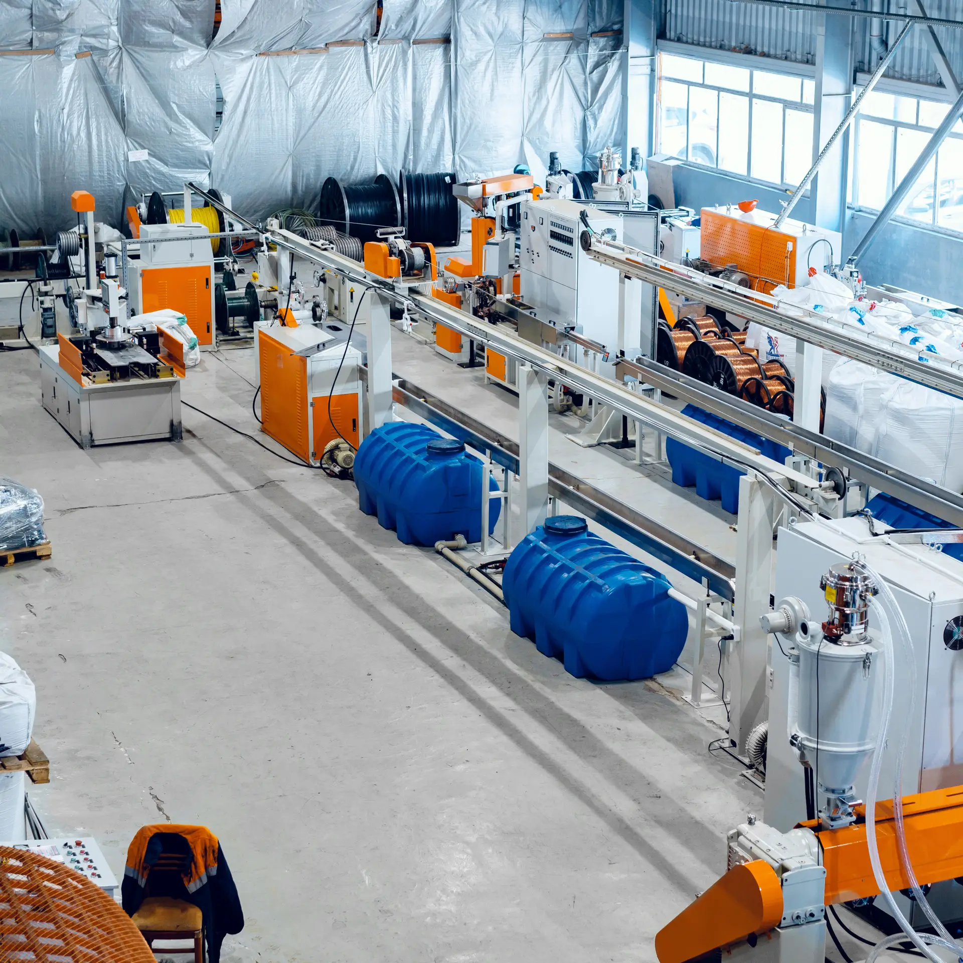 Et overblik over en gummifabrik som bruger et dansk QMS system fra Blue Dock