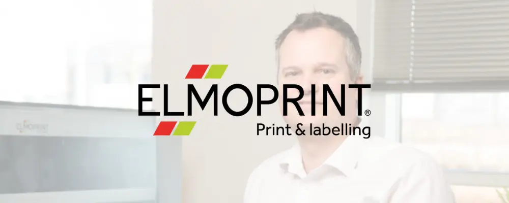 Elmoprint logo, fordi Blue Dock har lavet deres kvalitetsstyringssystem