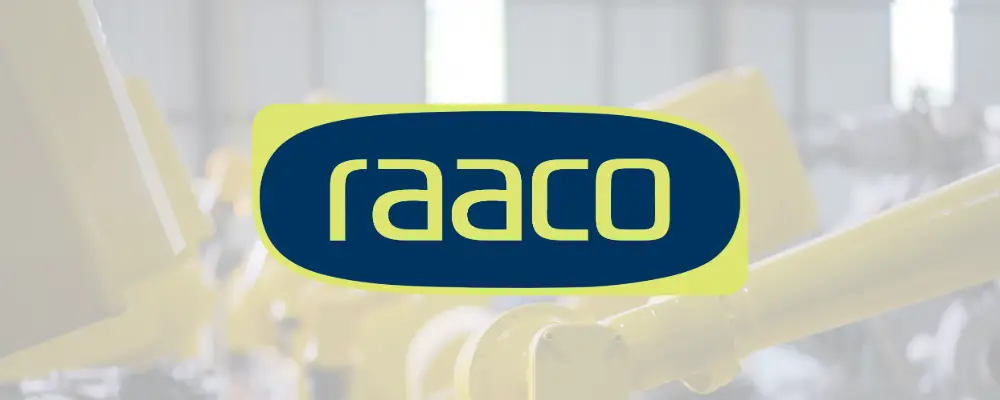 Raaco logo, fordi Blue Dock har lavet intranet og kvalitetsstyringssystem