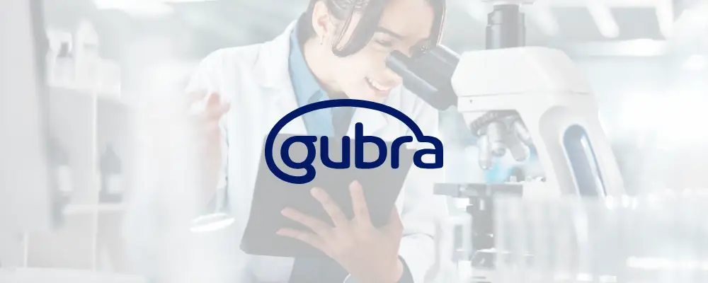 Gubra logo, bruges for Blue Dock har leveret deres intranet