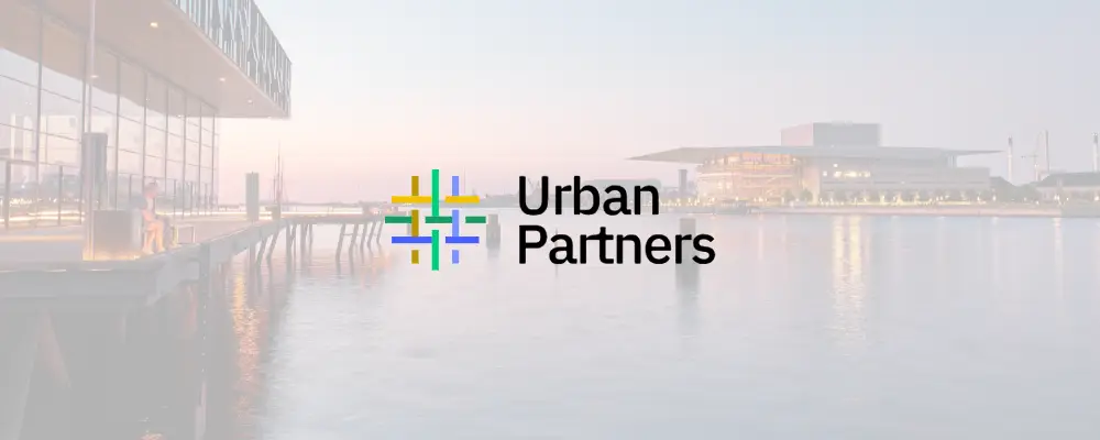 Urban Partners logo, bruges fordi blue dock har leveret intranet til dem