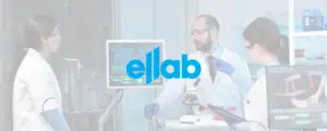 Ellab logo fordi Blue Dock har hjulpet med migrering