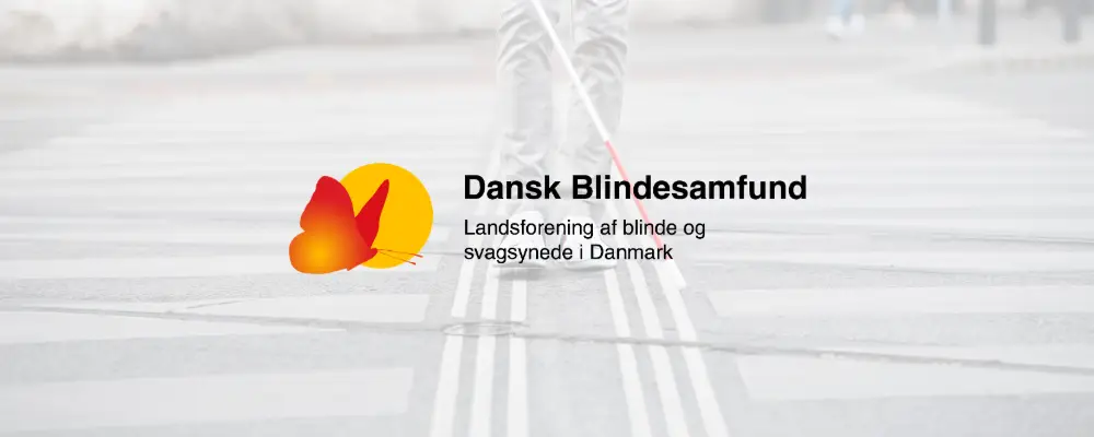 Dansk Blindesamfund logo på Blue Dock har lavet sagshåndteringssystem