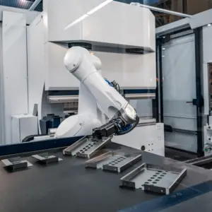 En robot kvalitet logges i et kvalitetssystem som Copilot 365 er bundet op på.
