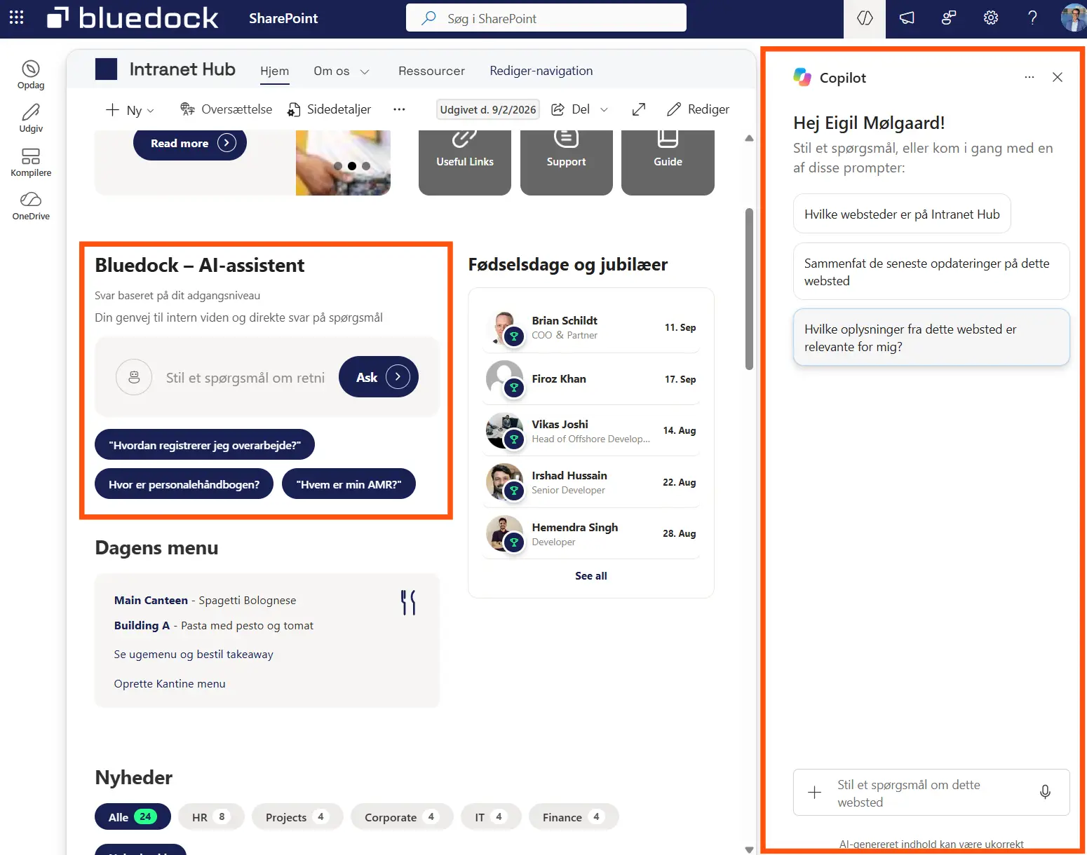 SharePoint Intranet 2026